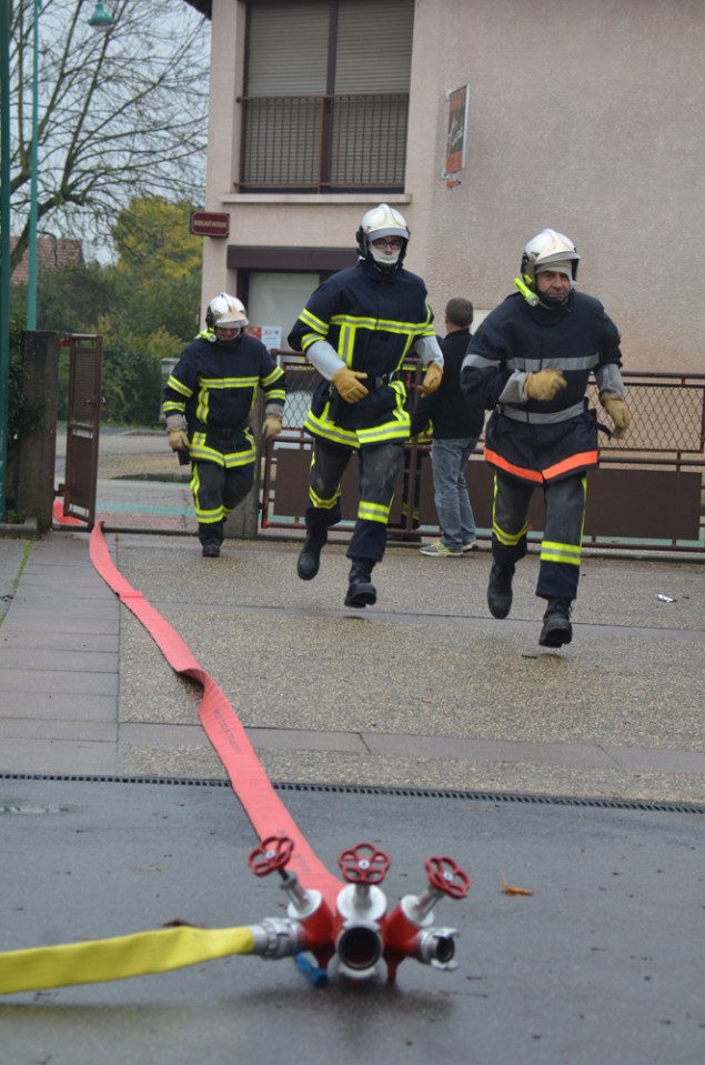 Manœuvre à l’école début 2015
